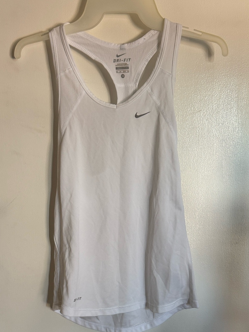Nike Women’s White Racerback Performance Tank